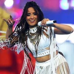 Camila Cabello singing on stage