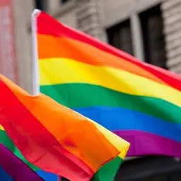 Pride history colorful banners