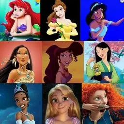 Disney Princess collage